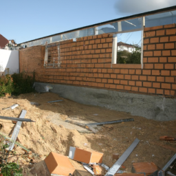 Agrandissement terrasse pour espace de jeu pour enfants Beaumont